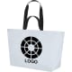 Bolsa publicitaria de gran capacidad en PP-woven laminado 120 g/m² blanco