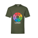 Camiseta manga corta value weight Fruit Of The Loom 165 verde oliva