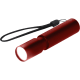 Linterna con zoom de aluminio reciclado 1 LED (400 mAh) rojo