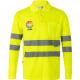 Polo de alta visibilidad de manga larga Velilla amarillo fluor