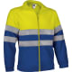 Forro polar reflectante Airport Valento amarillo fluor/azul azulina