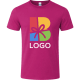 Camiseta personalizada tubular 100% algodón ring spun  Epika 150 fucsia