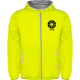 Cortavientos con capucha Angelo Roly amarillo fluor