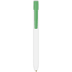 Bolígrafo media clic blanco personalizado BIC blanco/verde claro