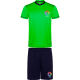 Conjunto deportivo de camiseta y pantalón United Roly verde fluor/marino