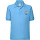 Polo publicitario de niño Fruit Of The Loom 170 180 azul celeste