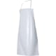 Delantal de cocina con peto de PVC Velilla blanco