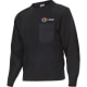 Jersey de trabajo en punto canalé 100% acrílico Velilla negro