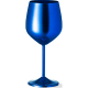 Copa publicitaria de aluminio 540 ml colores metalizados azul