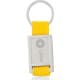 Llavero con cinta de poliester para doming amarillo