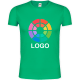 Camiseta publicitaria 100% algodón Iconic Fruit Of The Loom 150 verde