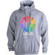 Sudadera con capucha adulto SWP280 Keya 280 gris
