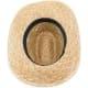 Sombrero de paja personalizable alrededor de la cinta