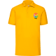Polo pique mezcla 35% algodón 65% poliéster Fruit Of The Loom 180 amarillo girasol