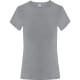 Camiseta 100% algodón ring spun cuello redondo de mujer Epika 150 gris