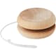 Yoyo de madera pulida marron madera