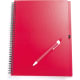Libreta personalizada ecológica de cartón reciclado y boli 23,7x29 cm