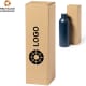Caja personalizada para bidones de cartón reciclado corrugado kraft