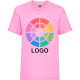 Camiseta manga corta de niño value weight Fruit Of The Loom 165 rosa claro
