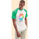 Camiseta bicolor publicitaria baseball Fruit Of The Loom 160
