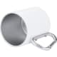 Taza de acero inox. y mosquetón impresa a todo color en 360º (220 ml)