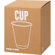 Vaso de PP cambia de color al contacto con bebidas frías (500ml)