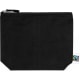 Neceser pequeño negro fabricado en algodón de Comercio Justo negro
