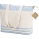 Bolsa elegante algodón reciclado 300g/m² cierre con cremallera 48x35x12 cm. 