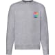 Sudadera clasica Fruit Of The Loom 280 gris jaspeado