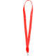 Lanyard personalizado 2 cm de ancho con 8 luces LEDs rojo