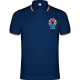Polo manga corta España para personalizar Nation Roly 190 azul marino