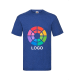 Camiseta manga corta value weight Fruit Of The Loom 165 azul royal jaspeado