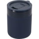 Vaso de cerámica con funda silicona con aislamiento térmico (330 ml) azul marino