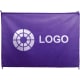 Bandera tamaño XL -100x70cm- en suave poliéster morado