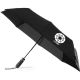 Paraguas plegable auto. y mango de EVA negro