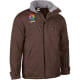 Parka acolchada impermeable  boreal Valento marron nogal
