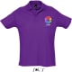 Polo ligero para personalizar summer ii Sols 170 morado oscuro