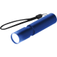 Linterna con zoom de aluminio reciclado 1 LED (400 mAh) azul