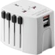 Adaptador de viaje con 2 puertos USB