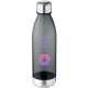 Botella de tritán sin BPA (600 ml) personalizada gris transparente