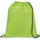 Mochila gymsack personalizada de poliéster 210T verde claro