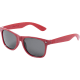 Gafas de sol eco personalizadas RPET protección uv400 con bolsa rojo