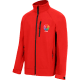 Chaqueta laboral de softshell Velilla rojo