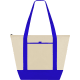 Bolsa nevera non-woven con cierre de cremallera (14 L) azul