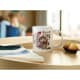 Taza clasica blanca para boda con impresión 360º (300 ml) blanco