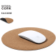 Alfombrilla personalizada de corcho circular antideslizante