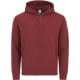 Sudadera felpa perchada 280 g/m² con capucha Astro 280 granate