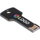 Memoria USB en forma de llave original y barata (mín. 100) negro