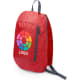 Mochila personalizada outdoor de poliéster rojo