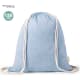 Mochila de cuerdas personalizada algodón reciclado 100% y 120 g/m²